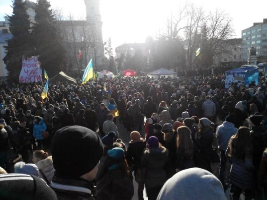 Другий день страйку в Луцьку. ФОТО. ВІДЕО 