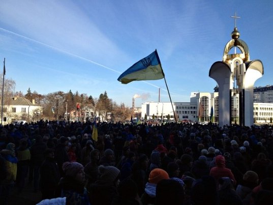 Другий день страйку в Луцьку. ФОТО. ВІДЕО 