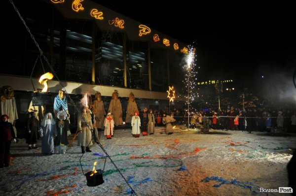 «Різдво у Луцьку»: вражаюче театральне дійство від гостей зі Львова