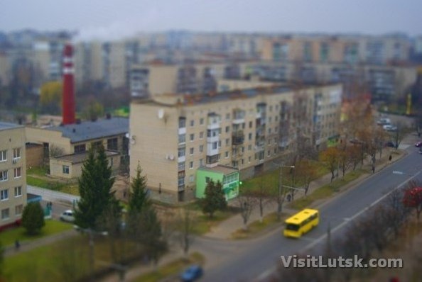 Волинський фотограф показав «іграшковий Луцьк». ФОТО