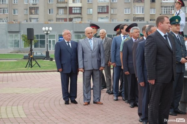 У День Прапора губернатор Волині говорив про місце України в Європі. ФОТО