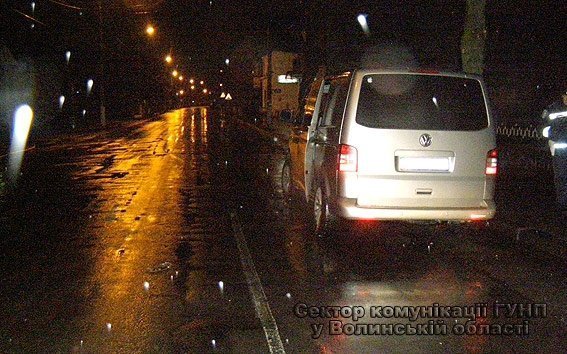 У Ковелі п’яний водій «Volkswagen» збив на смерть жінку. ФОТО