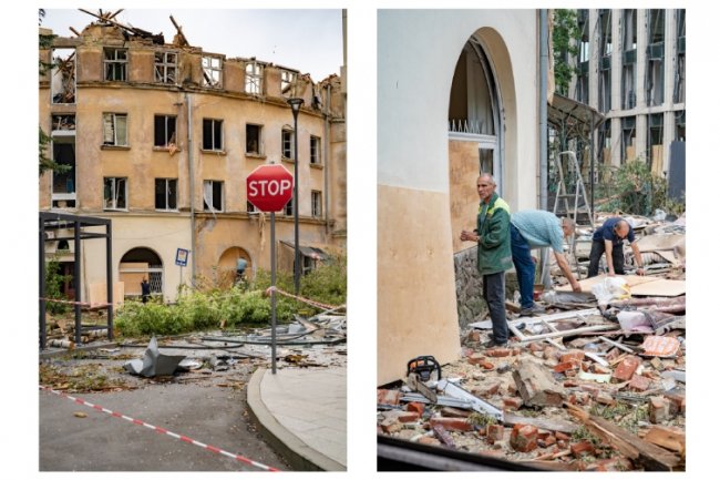 Історії вцілілих після ракетного удару у Львові