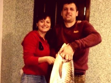 На Волині чоловік упіймав рибу-велетня