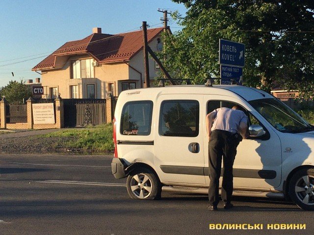 На виїзді з Луцька – аварія. ФОТО