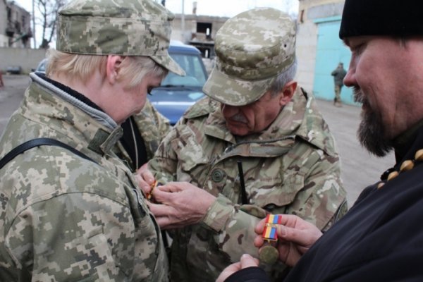 Бійці 14 бригади отримали нагороди від УПЦ КП. ФОТО