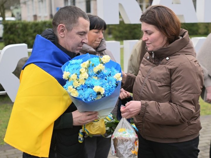 З російського полону вдома зустріли 41- річного волинянина Василя Мартинюка