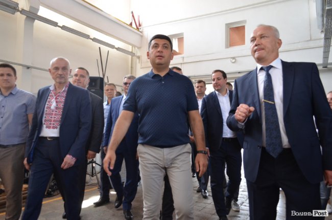 Як Прем’єр-міністр «інспектував» луцький «Мотор». ФОТО