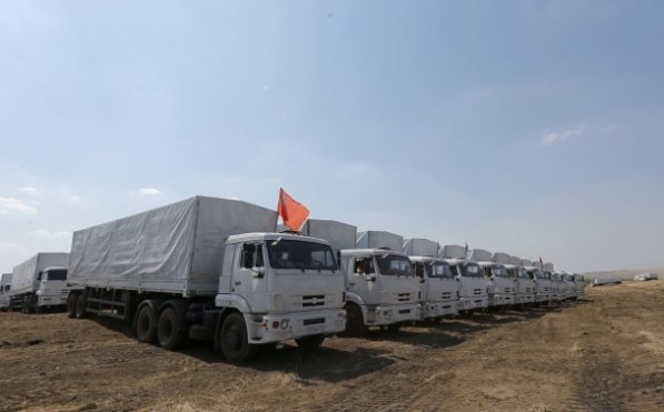 «Гуманітарний конвой»  може простояти під Україною до 17 серпня, - ЗМІ. ФОТО