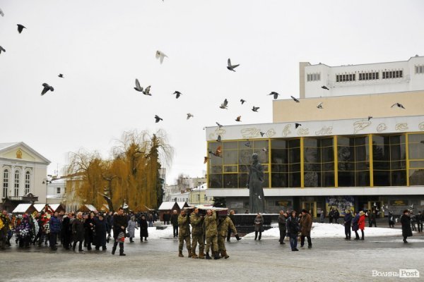 У Луцьку провели в останню путь Антона Кривицького
