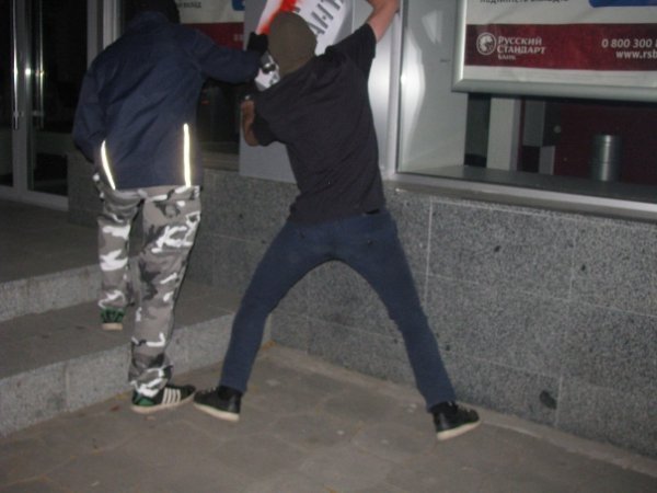 У Луцьку поставили «чорні мітки» на російські банки. ФОТО. ВІДЕО