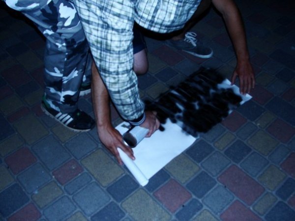 У Луцьку поставили «чорні мітки» на російські банки. ФОТО. ВІДЕО