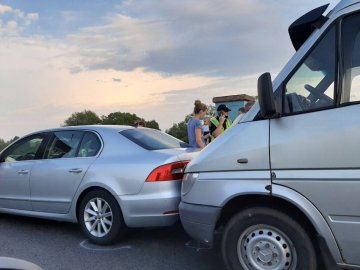 У Ковелі – дві аварії за участю 7 автівок. ФОТО