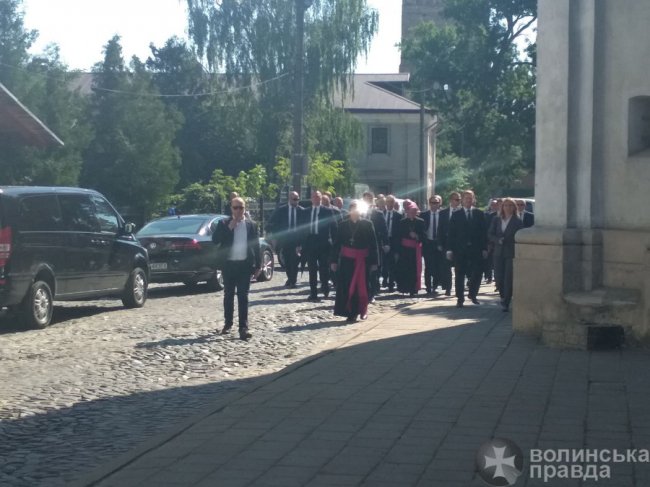 Президент Польщі – у Луцьку. ФОТО 