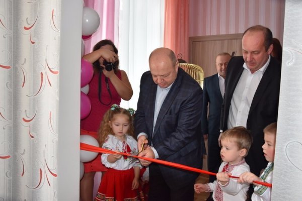 У Луцькому дитсадку відкрили новий спорткомплекс