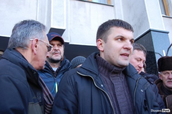 Волинська ОДА: штурм, який не відбувся. ФОТОРЕПОРТАЖ