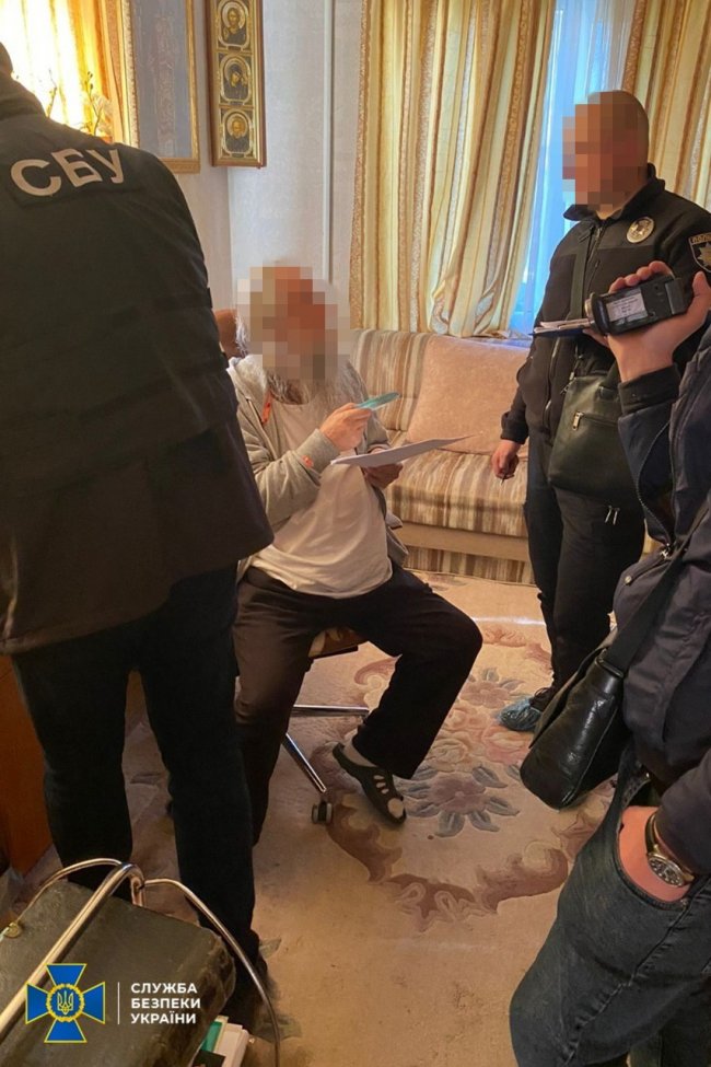 СБУ викрила митрополита однієї з єпархій УПЦ МП на роботі в інтересах РФ. ФОТО