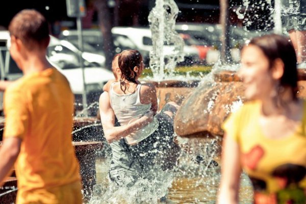 Друга «поливальна» неділя в Луцьку. ФОТО