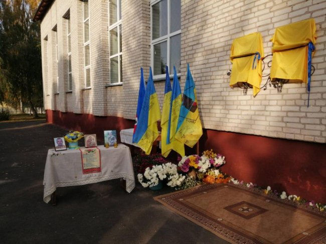 На Волині відкрили пам'ятні дошки загиблим Героям Олександру Євстурову та Миколі Мельнику. ФОТО