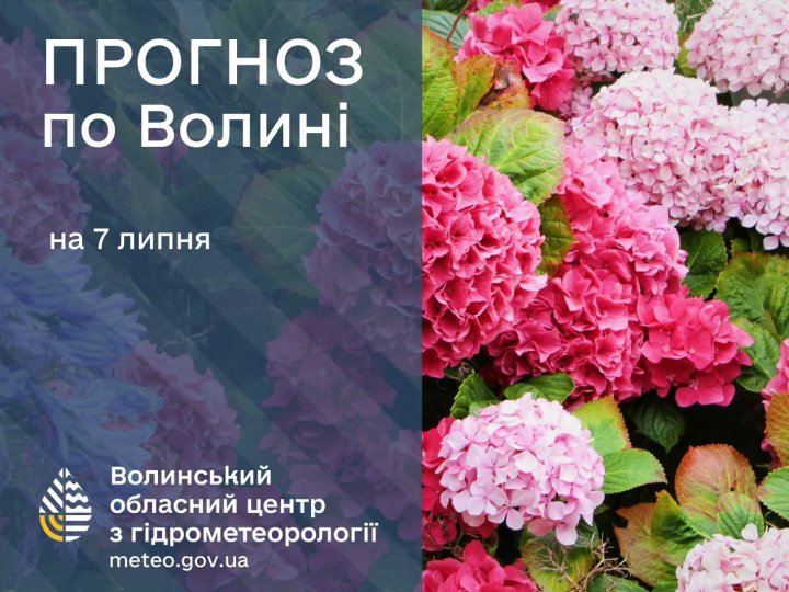 Яка буде погода в Луцьку та на Волині у вівторок, 7 липня