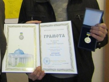 Сільський голова на Волині отримав грамоту Верховної Ради