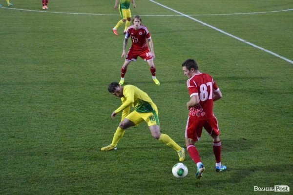 «Волинь» проти «Анжі». ФОТО. ВІДЕО