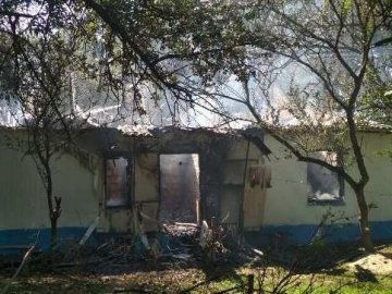 У селі на  Волині горів житловий будинок