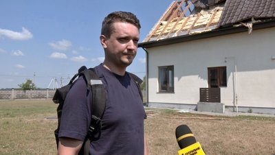Дах залетів до сусіда: на Волині буревій наробив лиха