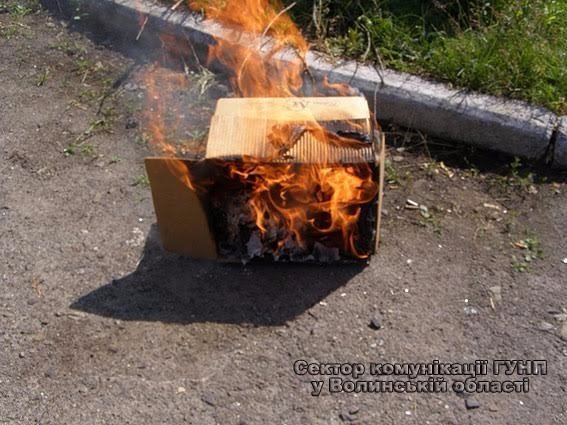 У Ковелі поліція знищила вилучені в злочинців наркотики. ФОТО