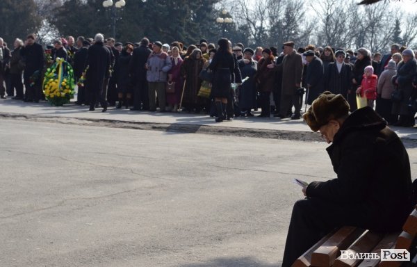 У Луцьку Шевченка вшанували спільним виконанням «Заповіту»