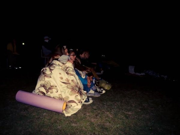 Як «бандерштатівці» дивились фільми під нічним небом. ФОТО