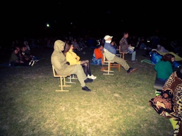 Як «бандерштатівці» дивились фільми під нічним небом. ФОТО