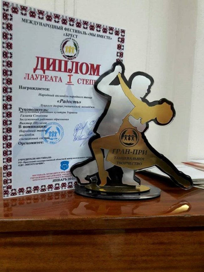 Луцькі танцюристи перемогли на фестивалі за кордоном