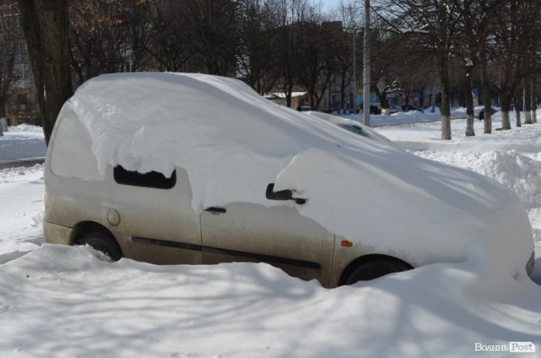 Луцьк після снігопаду. ФОТО