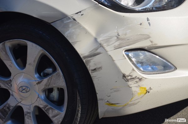 У Луцьку зіткнулись «Fiat» і «Hyundai»: людина в лікарні. ФОТО 