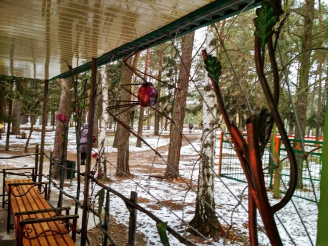 На Волині креативно реконструюють зупинку. ФОТО