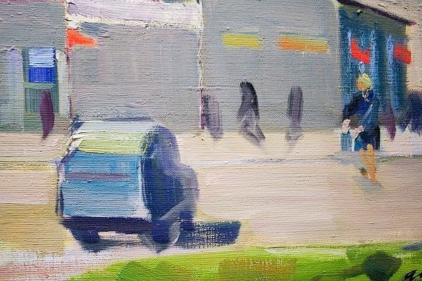 Луцький транспорт на картинах Якубека. ФОТО