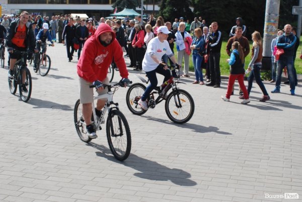 «Велоатлетичний» пробіг Луцьком. ФОТО