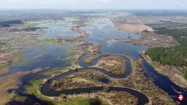 Річка Стир з висоти пташиного польоту. ФОТО