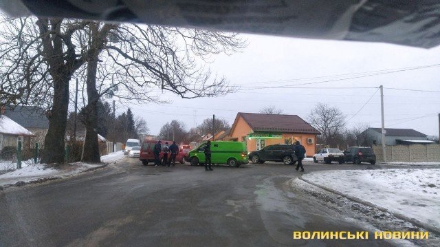 У Луцьку інкасаторське авто потрапило в ДТП. ФОТО