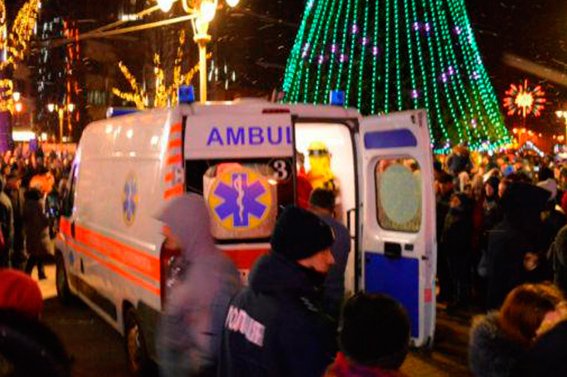 В Івано-Франківську під час відкриття ялинки травмувалась студентка