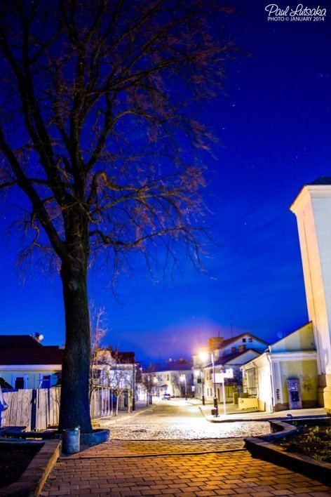 Фотопанорама нічного Луцька