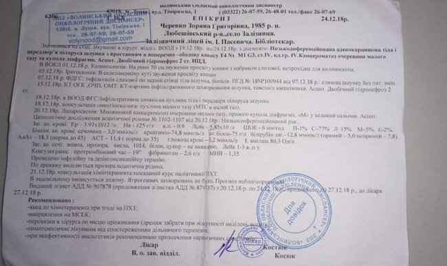 Небайдужих закликають допомогти важкохворій волинянці. ФОТО