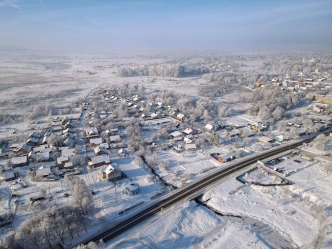 Засніжене волинське місто показали з висоти. ФОТО. ВІДЕО