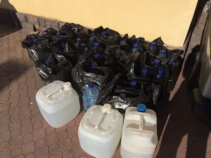 На Волині чоловік виготовляв напої українських марок з російського спирту. ФОТО