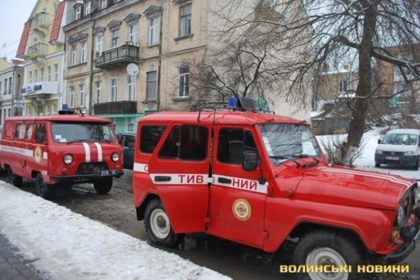 У Луцьку була фальшива пожежа. ФОТО