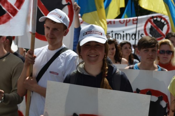 Волинський «десант» на «Вставай, Україно!» в Києві. ФОТО