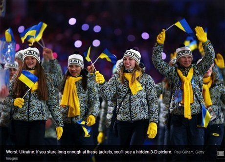 Видання USA Today зарахувало одяг українських спортсменів до найгірших на Олімпіаді у Сочі