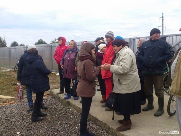 У селі під Луцьком - мітинг проти печі 