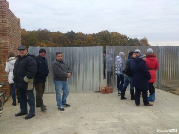 У селі під Луцьком - мітинг проти печі 